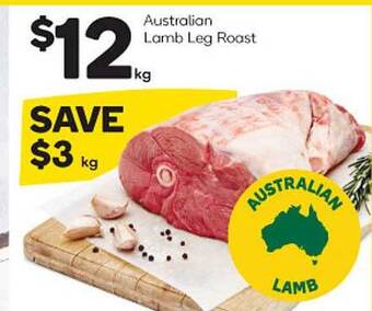 Woolworths Australian lamb leg roast offer