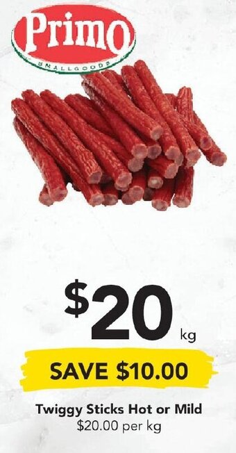 Drakes Twiggy Sticks Hot or Mild offer
