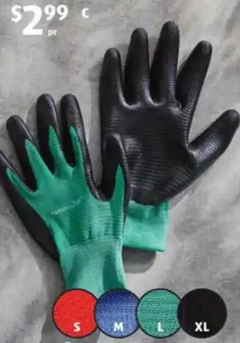 ALDI Garden Gloves offer