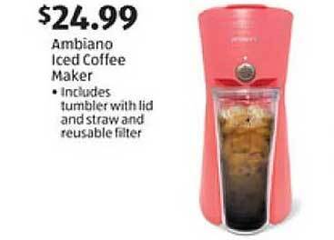 Ambiano iced coffee maker offer at ALDI