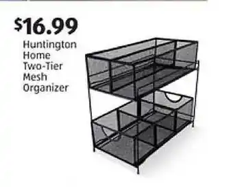 ALDI Huntington home two-tier mesh organizer offer