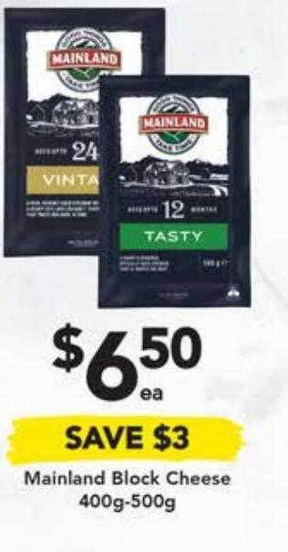 Drakes Mainland block cheese offer