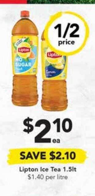 Drakes Lipton ice tea offer