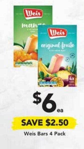 Drakes Weis bars offer