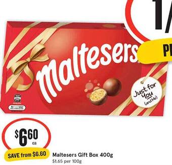 IGA Maltesers gift box offer