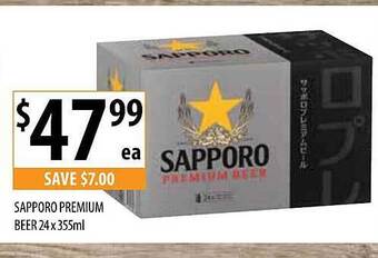 Supabarn Sapporo premium beer offer