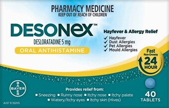 Soul Pattinson Chemist Desonex oral antihistamine 40 tablets offer