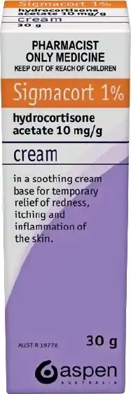 Soul Pattinson Chemist Sigmacort 1% cream 30g offer