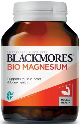 Soul Pattinson Chemist Blackmores bio magnesium 100 tablets offer