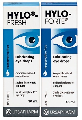 Pharmacist Advice Hylo-fresh or hylo-forte lubricating eye drops 10ml offer