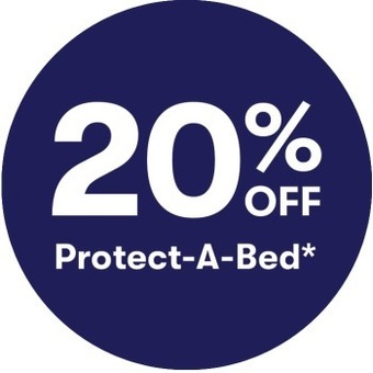 20% off protect-a-bed*