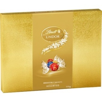 BIG W Lindt lindor assorted chocolates box 235g offer