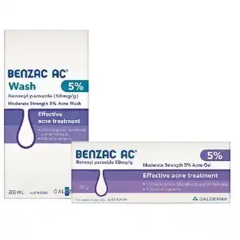 Pharmacist Advice 20% off benzac range offer