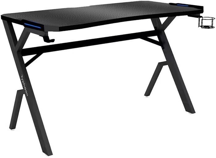 J.burrows typhoon pro led gaming desk black offer at Officeworks