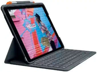 Officeworks Logitech slim keyboard folio for ipad 10.2" (7/8/9th gen) offer