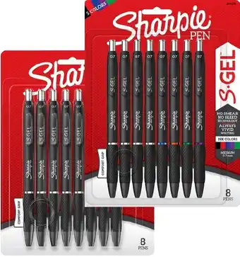 Officeworks Sharpie s-gel pens 8 pack offer