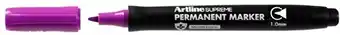 Artline supreme antimicrobial permanent marker - purple