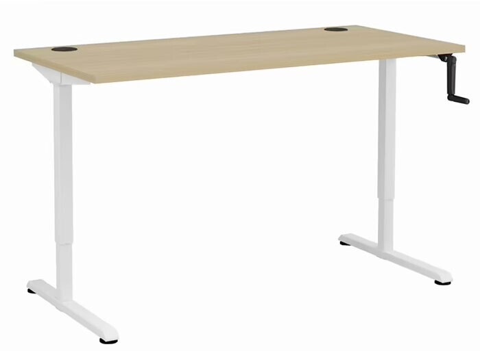 J.burrows matrix manual heightadjustable desk 1500mm offer at Officeworks