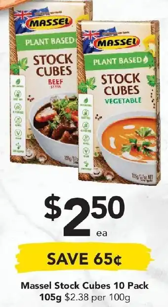 Drakes Massel Stock Cubes 10 Pack 105g offer