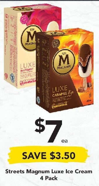 Streets Magnum Luxe Ice Cream 4 Pack