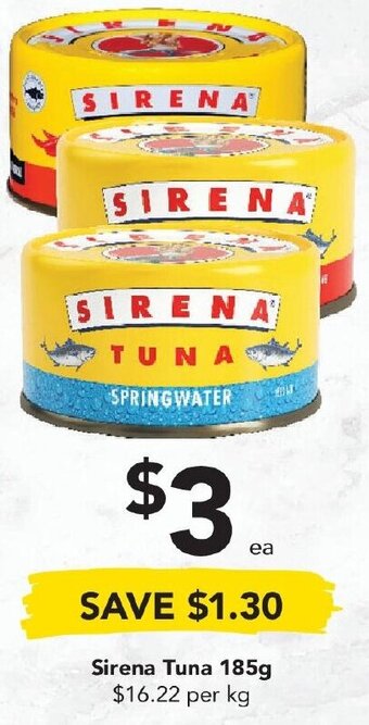 Drakes Sirena Tuna 185g offer