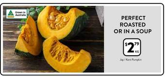Foodworks Jap or kent pumpkin offer