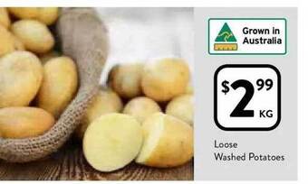 Foodworks Loose washed potatoes offer