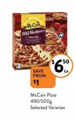 Foodworks Mccain pizza offer