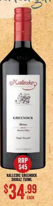 Kalleske greenock shiraz 750 ml