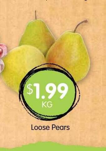 Spudshed Loose pears offer