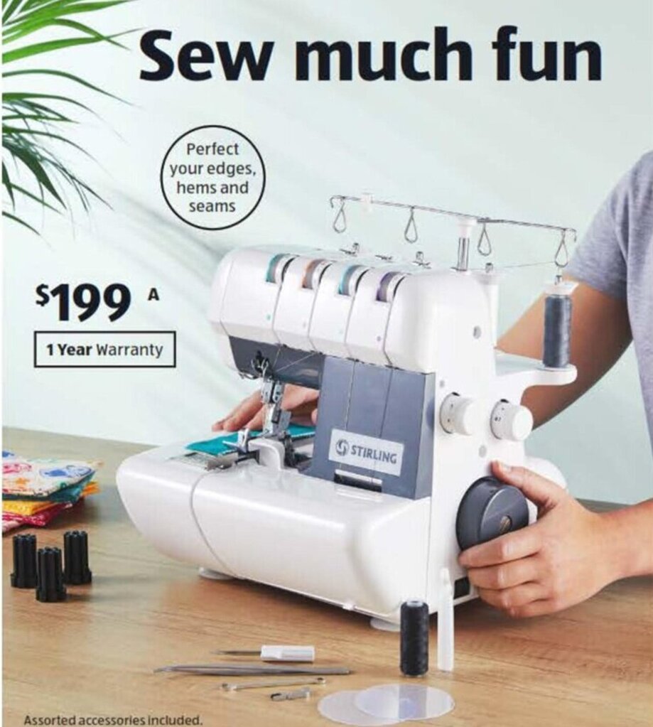 Overlocker offer at ALDI