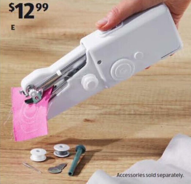 Handheld Sewing Machine offer at ALDI