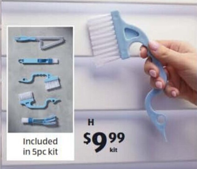 Window Cleaning Hardware 5pc Kit offer at ALDI