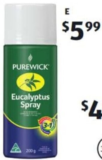ALDI Eucalyptus Spray 200g offer
