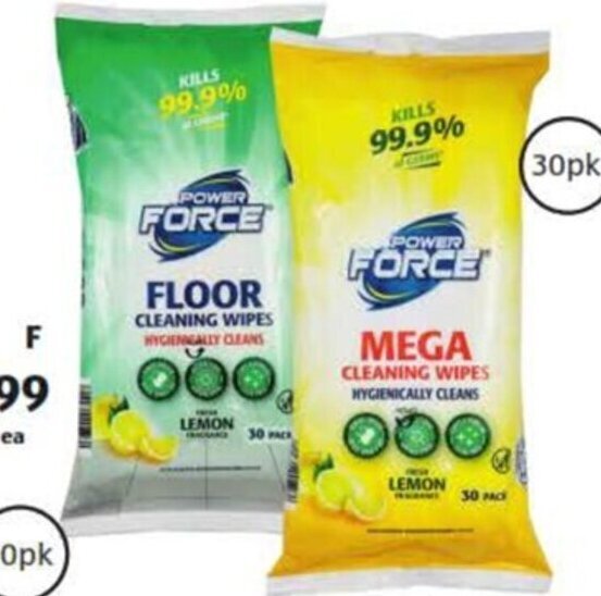 Floor or Mega Cleaning Wipes 30pk offer at ALDI