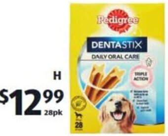 ALDI Pedigree Dentastix 28pk offer