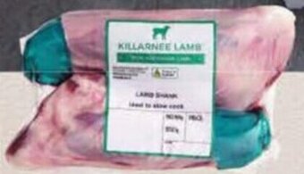 ALDI Killarnee Lamb Shanks per kg offer