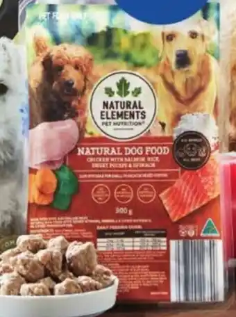 ALDI Natural Elements Pet Nutrition Natural Dog Food Meatballs 900g offer