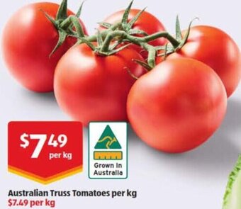 Australian Truss Tomatoes per kg
