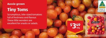 ALDI Aussie Grown Tiny Toms offer