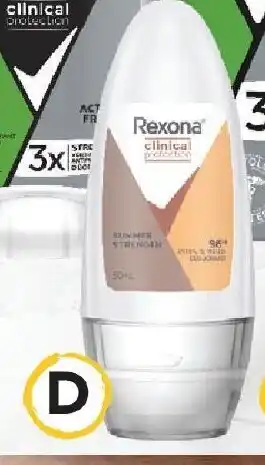 Drakes Rexona Anti-Perspirant Clinical Protection Roll On 50ml offer
