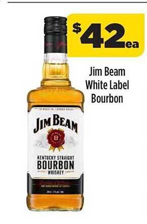Liquorland Jim beam white label bourbon offer