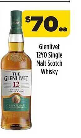 Liquorland Glenlivet 12yo single malt scotch whisky offer