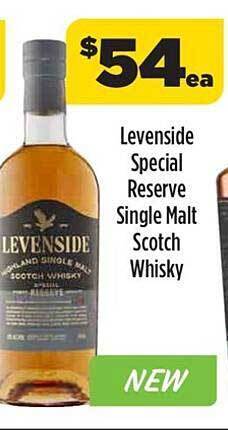 Liquorland Levenside special reserve single malt scotch whisky offer