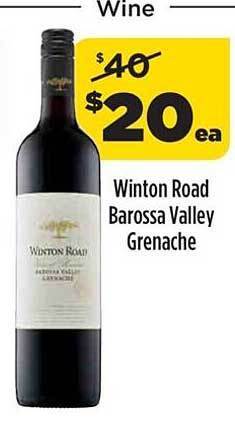 Liquorland Winton road barossa valley grenache offer