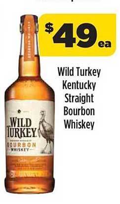 Liquorland Wild turkey kentucky straight bourbon whiskey offer