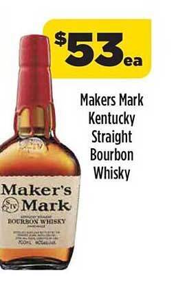 Liquorland Makers mark kentucky straight bourbon whisky offer