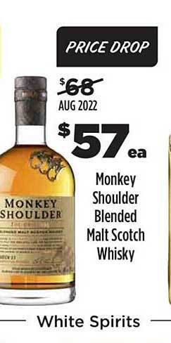 Liquorland Monkey shoulder blended malt scotch whisky offer