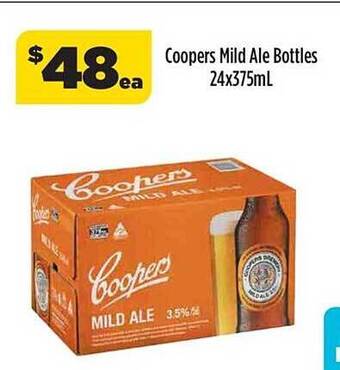 Liquorland Coopers mild ale bottles 24x375ml offer