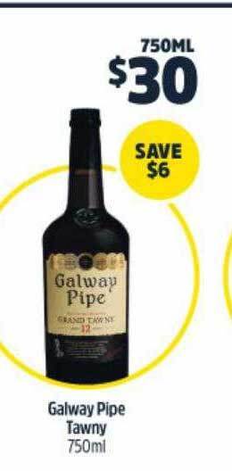 BWS Galway pipe tawny 750ml offer
